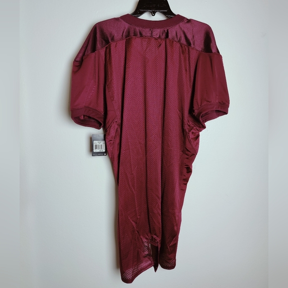 Nike Men's Football Stock Vapor Varsity Practice Jersey, Burgundy, Sz 2XL - Picture 4 of 8